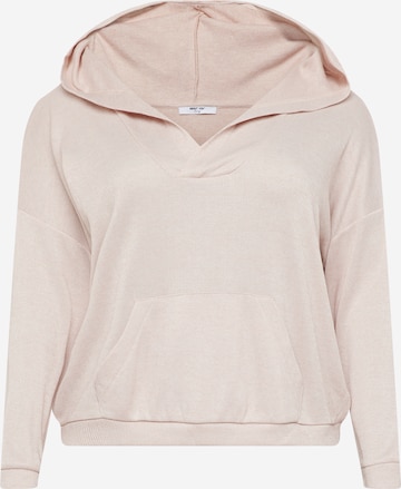 ABOUT YOU Curvy Sweatshirt 'Anian' i beige: framsida