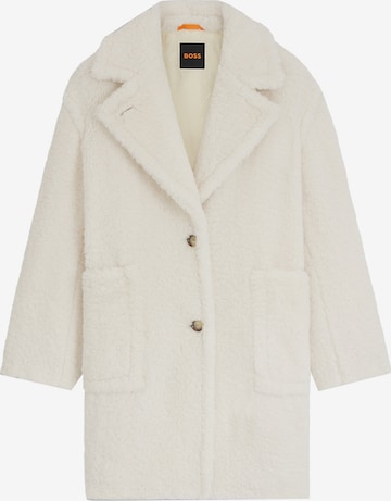 BOSS Wintermantel in Weiß: Vorderseite