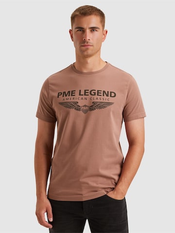 PME Legend Bluser & t-shirts 'T-shirt with logo' i pink: forside