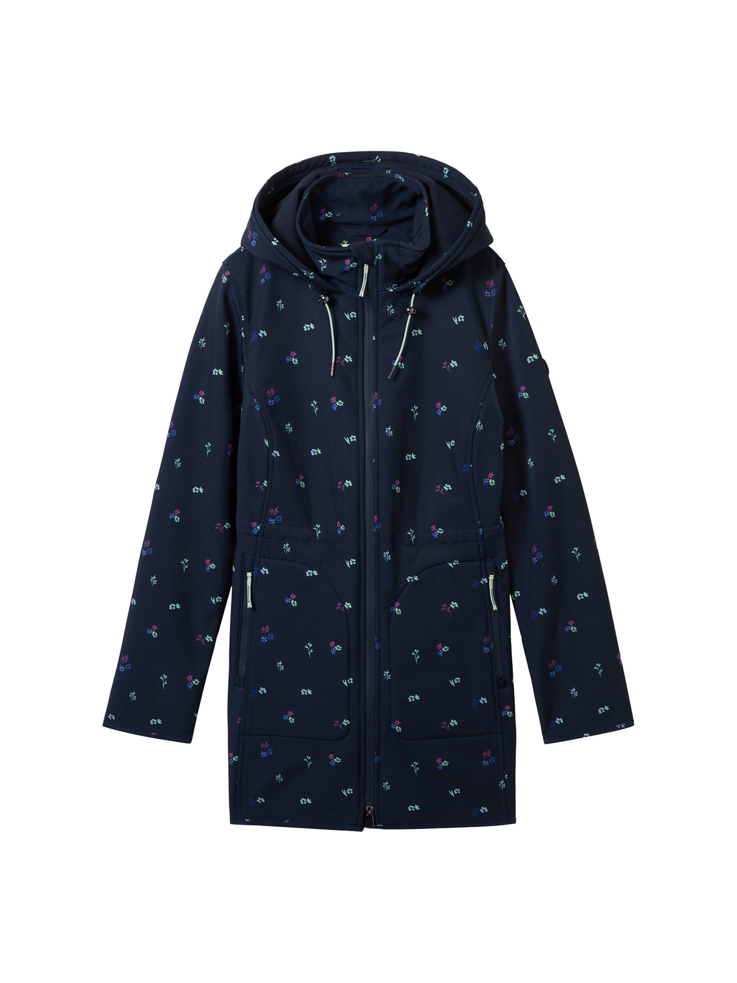 Parka mi-saison TOM TAILOR en bleu : devant