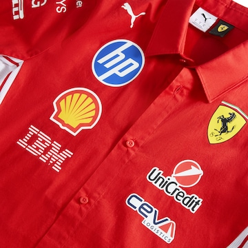 PUMA Regular Fit Hemd 'Scuderia Ferrari HP' in Rot