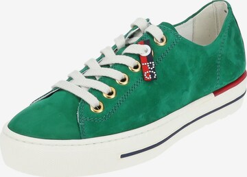 Paul Green Sneakers laag in Groen: voorkant