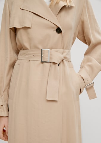 Manteau mi-saison comma casual identity en beige