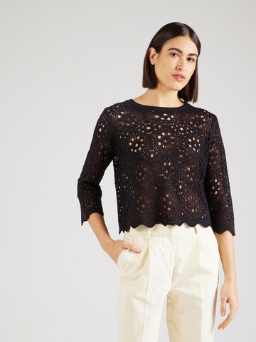 Pull-over 'NATASHA' JDY en noir : devant