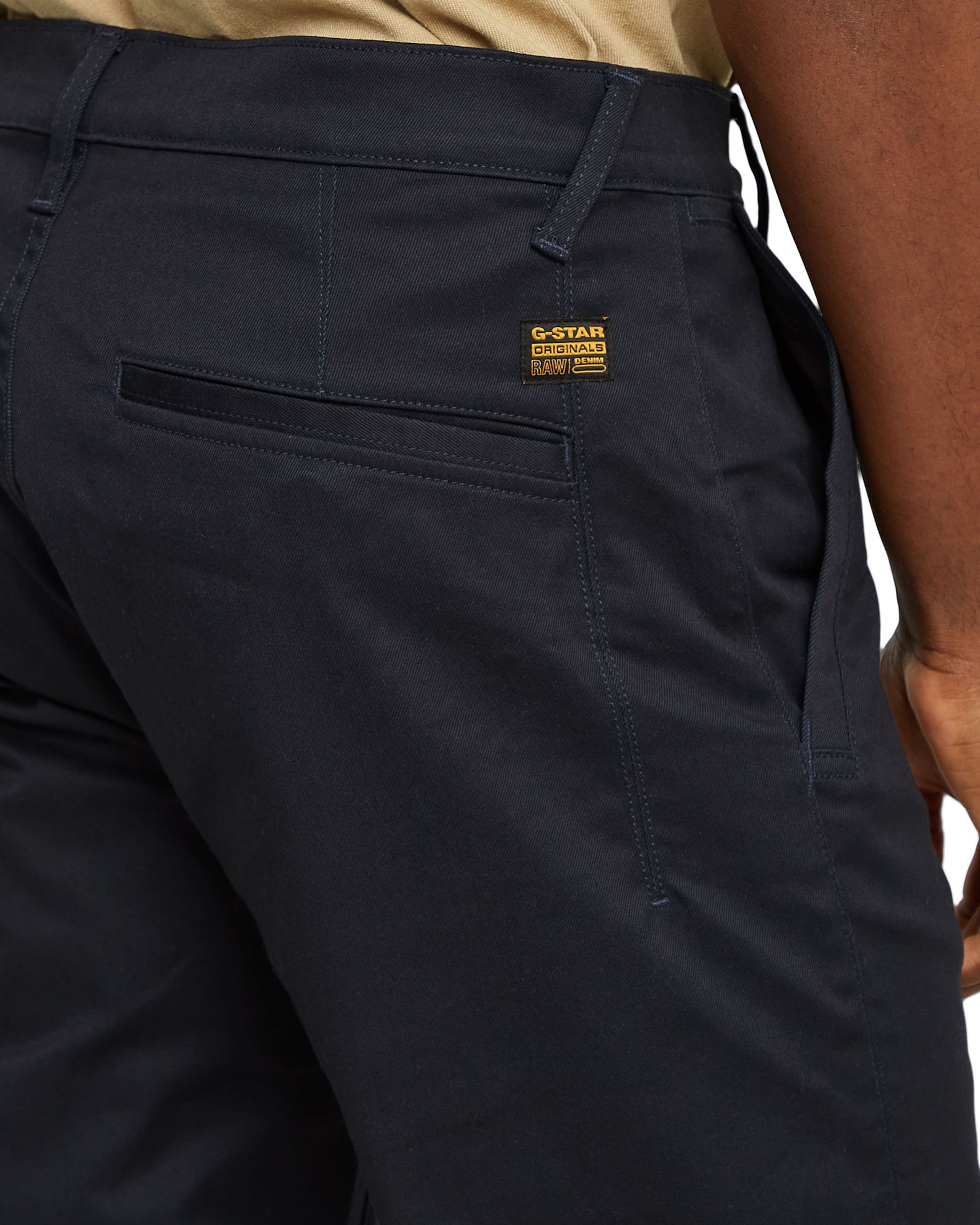 G-STAR Дънки Tapered Leg Панталон Chino 'Morry' в синьо