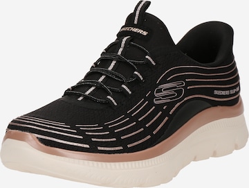 SKECHERS Slip-on obuv 'SUMMITS PLUS' - Čierna: predná strana