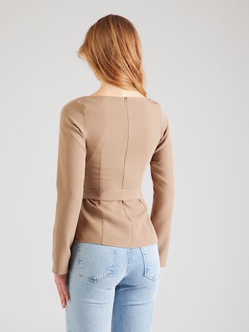 millane Shirts 'Bell Sleeve' i brun