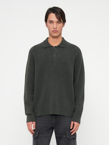 Samsøe Samsøe Pulover 'Nino' | zelena barva: sprednja stran