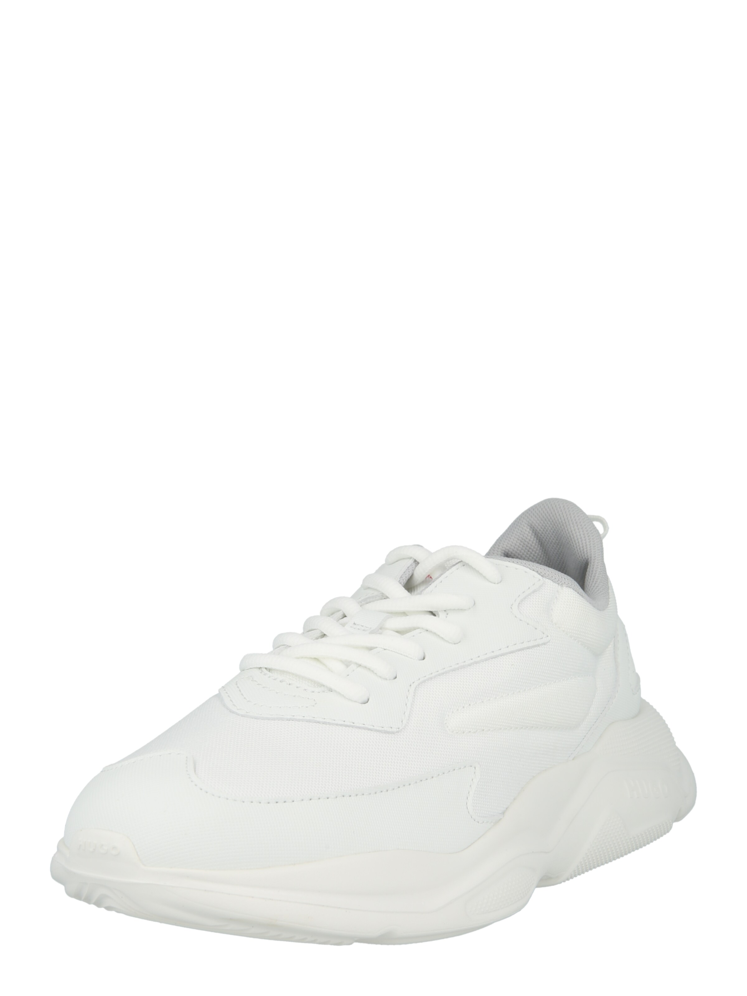 HUGO Ниски маратонки 'Leon' в бяло: отпред