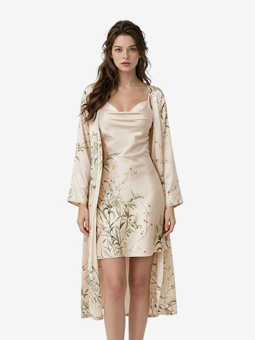 Yesfashion Pyjama in Beige: Vorderseite