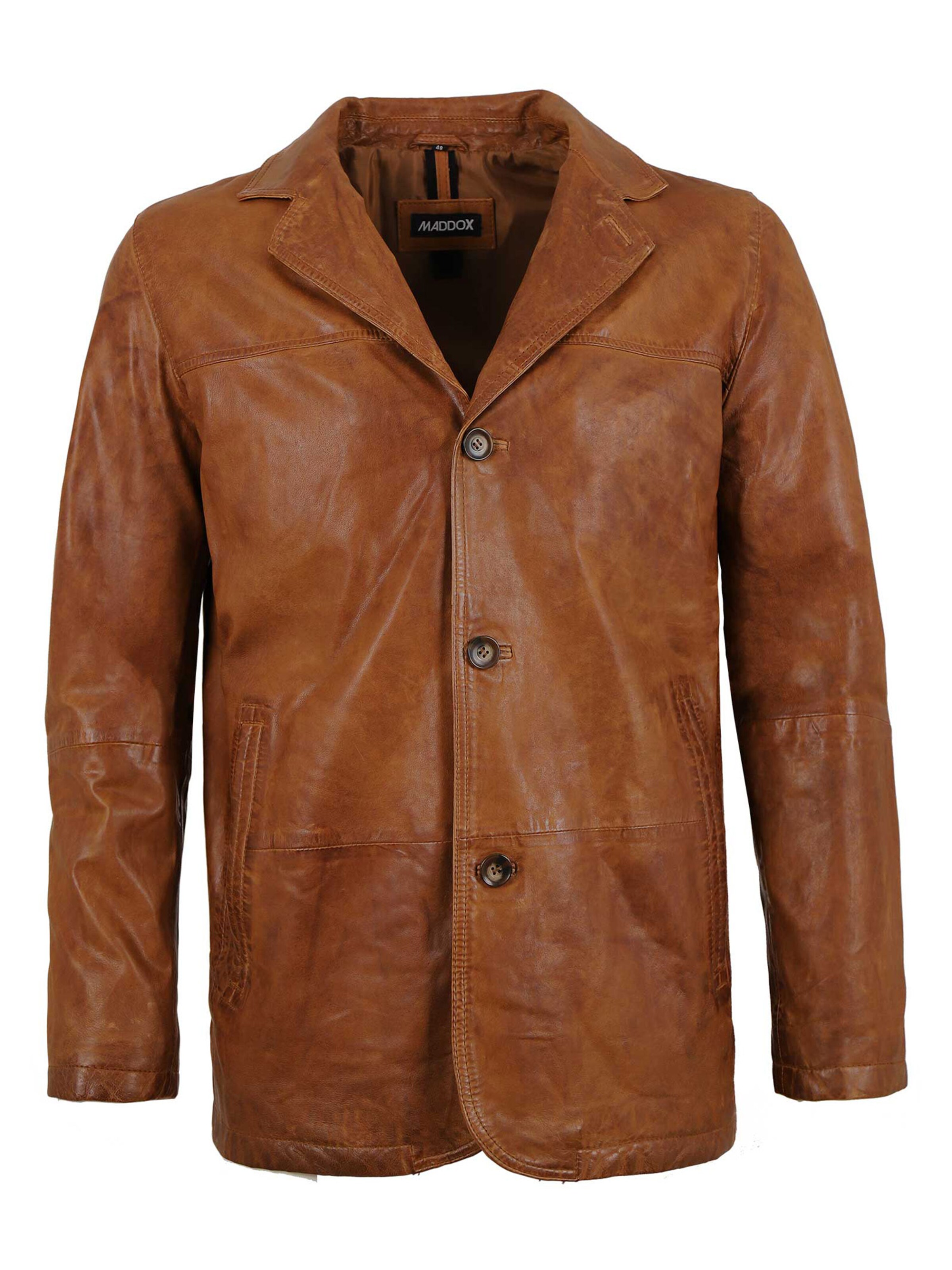 MADDOX Between-Season Jacket 'Aachen' in Brown: front
