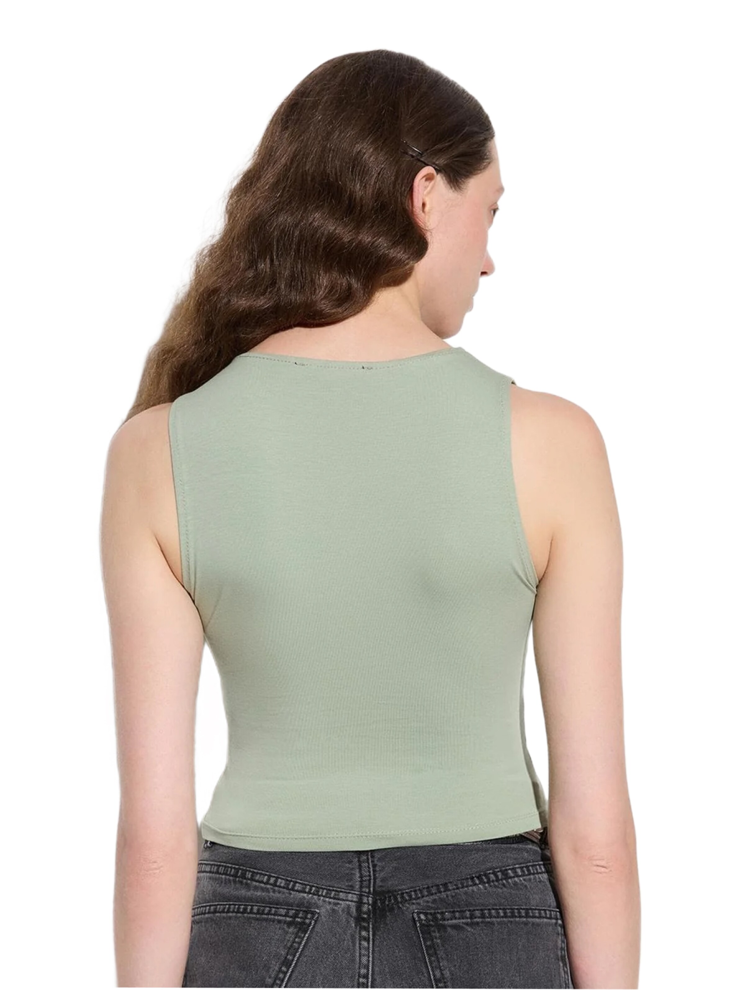 No Matter What Top  'Ernte' in Grün