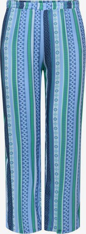 ONLY Carmakoma Wide leg Broek in Blauw: voorkant