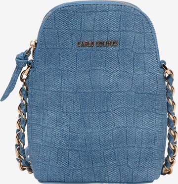 Carlo Colucci Crossbody Bag ' Deval ' in Blue: front