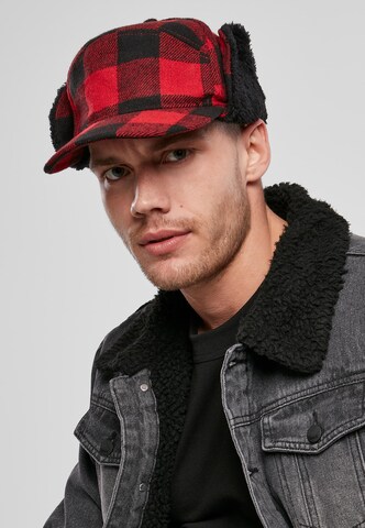 Casquette Brandit en rouge : devant