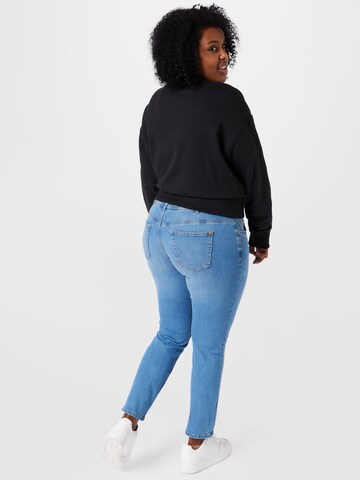 Tom Tailor Women + Slimfit Jeans in Blau