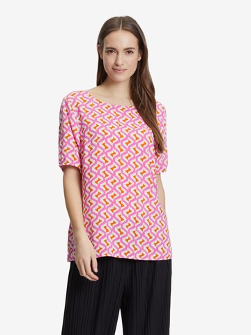 Cartoon Blouse in Roze: voorkant