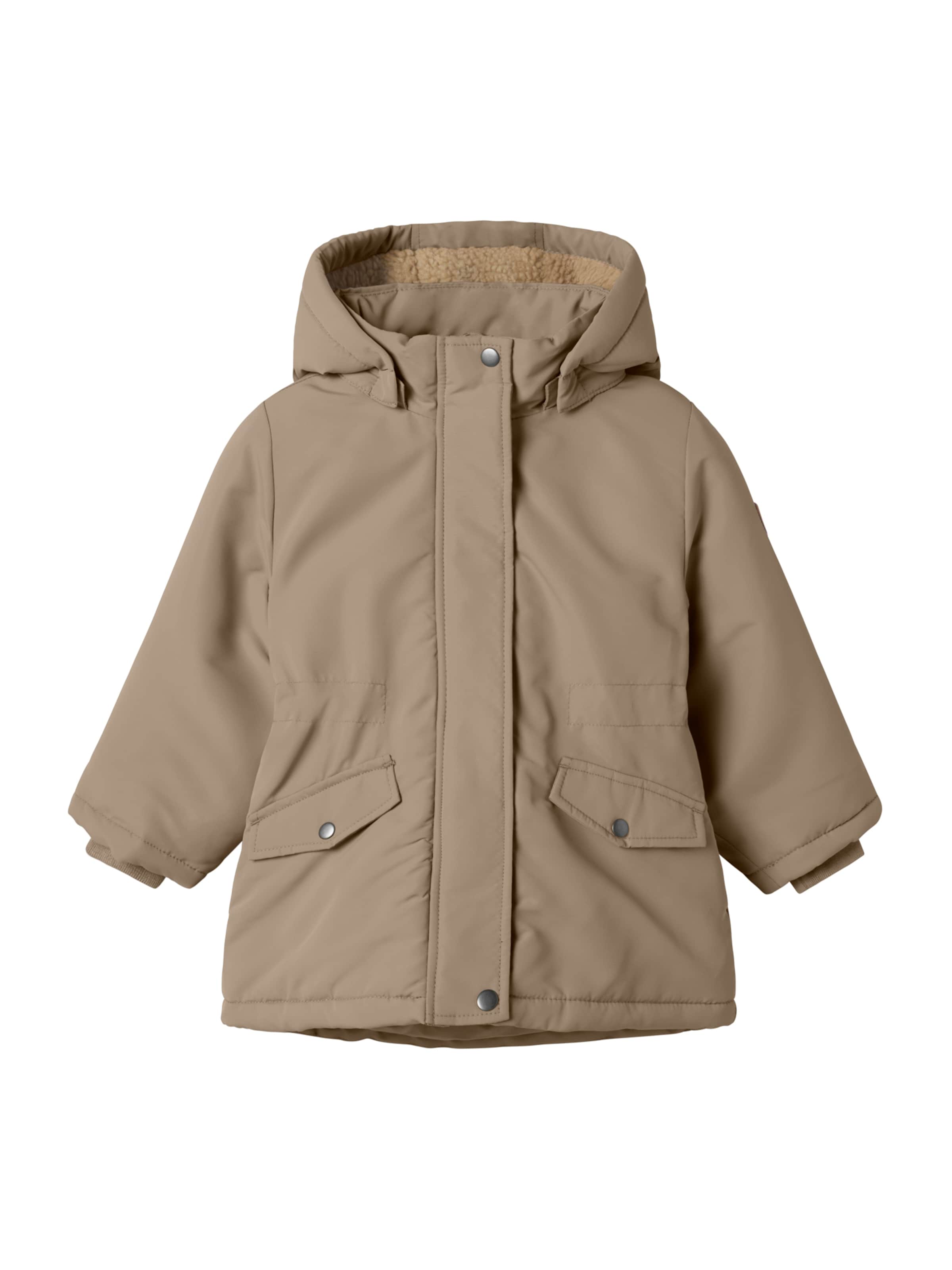 NAME IT Winter jacket 'NMFMARLOW' in Brown: front