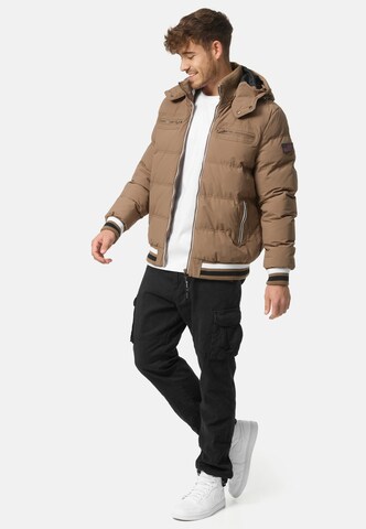 Veste d’hiver 'Marlon' INDICODE JEANS en marron