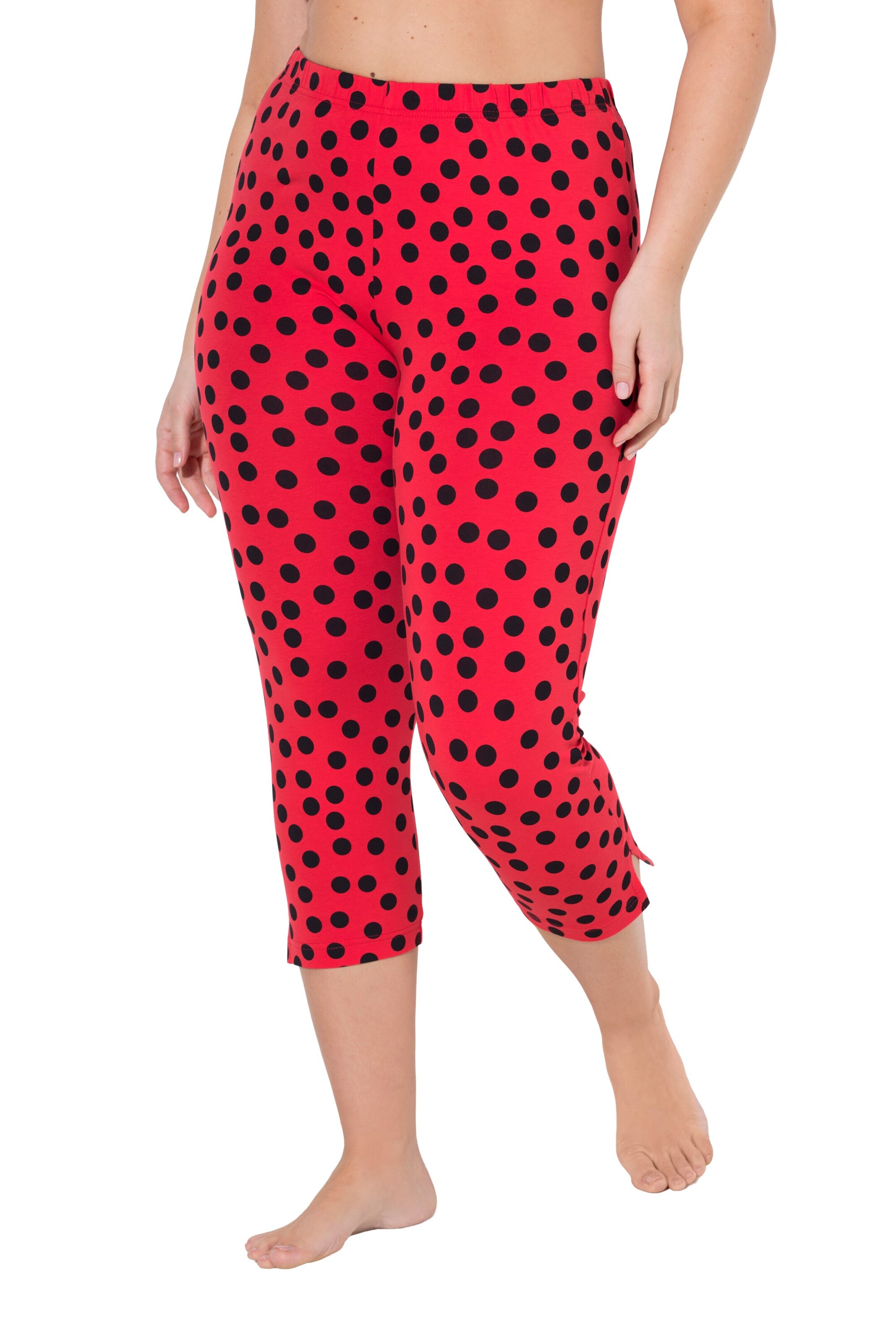 Ulla Popken Slimfit Hose 'Capri' in Mischfarben: Vorderseite