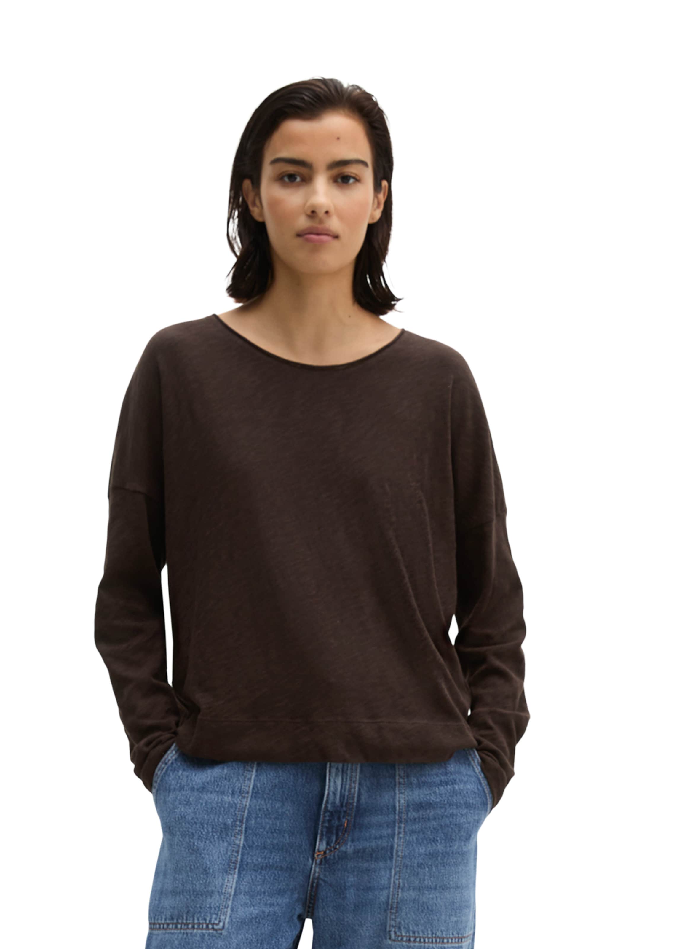 Marc O'Polo Shirt in Braun: Vorderseite