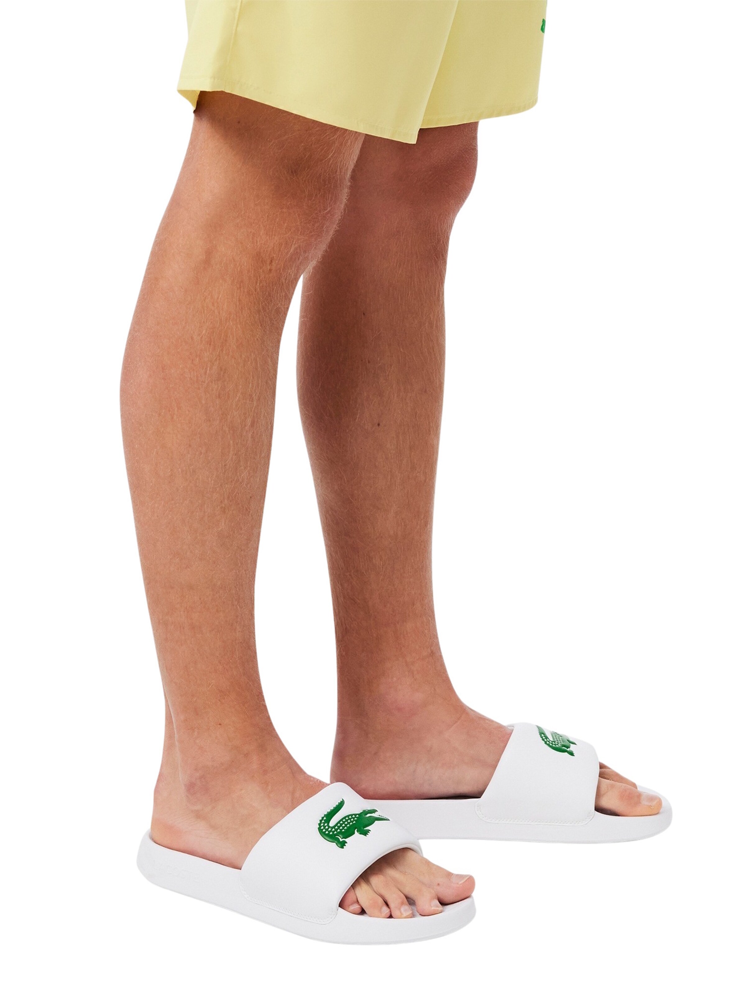 LACOSTE Mule 'Serve Slide 1.0' in White: front