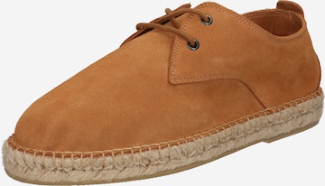 DAN FOX APPAREL Espadrillaer 'Ben' i brun: forside