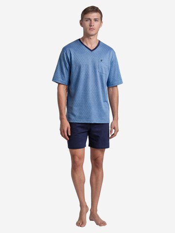 HAJO - Pijama corto 'Klima Light' en azul