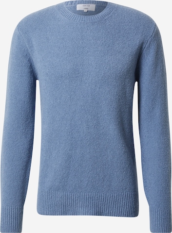 DAN FOX APPAREL Regular fit Sweater 'Laurenz' in Blue: front