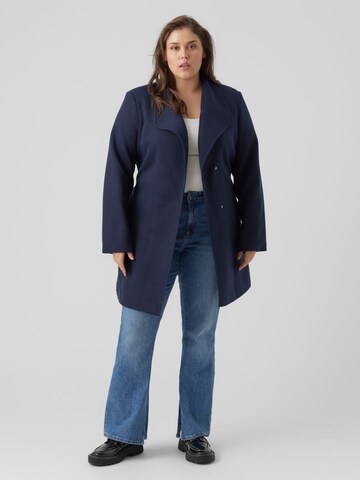 Vero Moda Curve Between-Seasons Coat in Blue