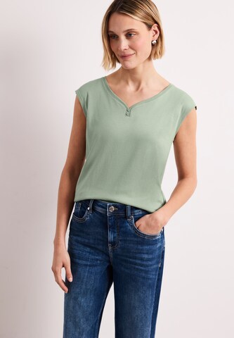 STREET ONE Shirt in Green: front