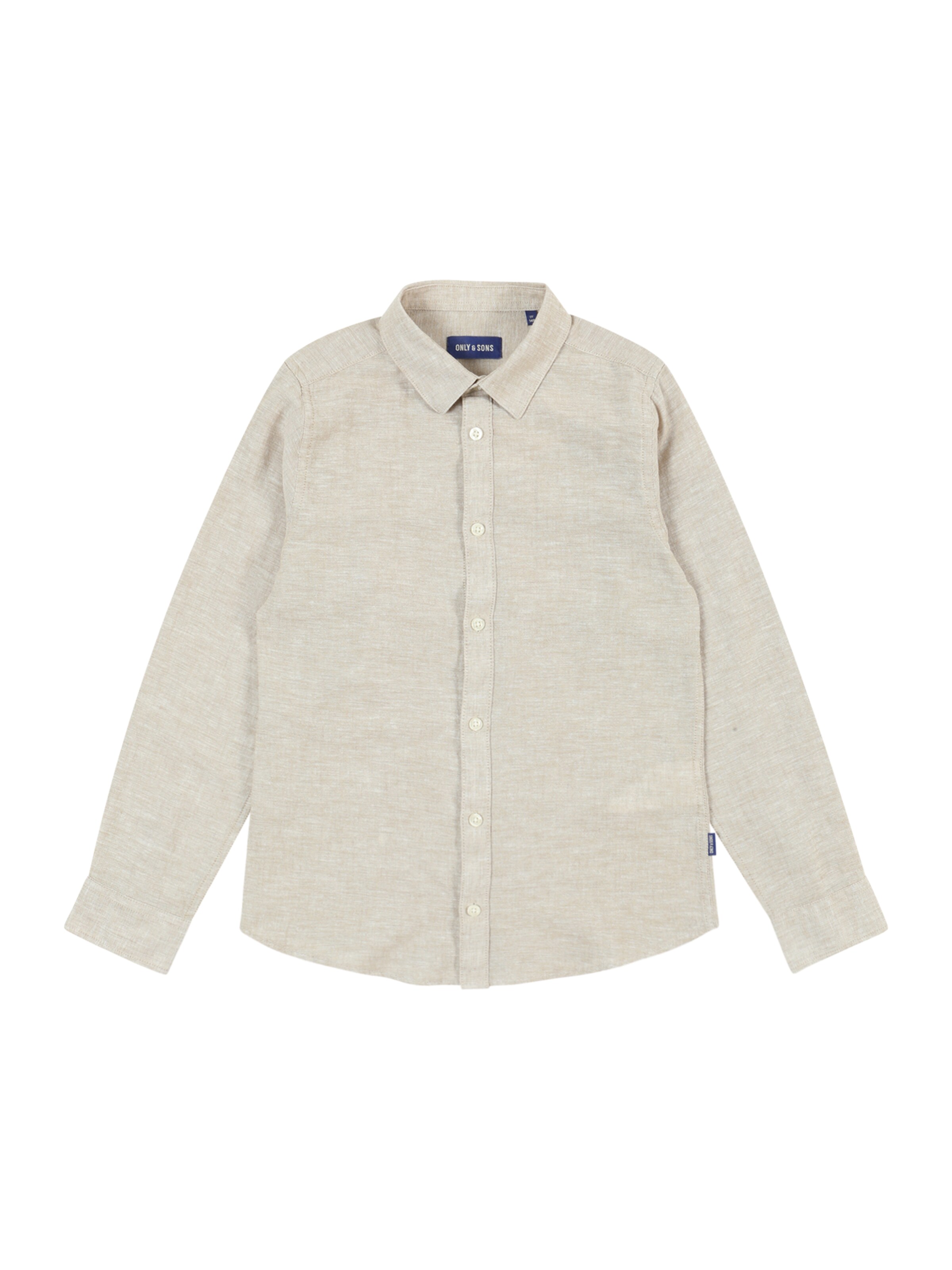 Only & Sons Junior Regular Fit Paita 'OSJCaiden' värissä beige: etupuoli