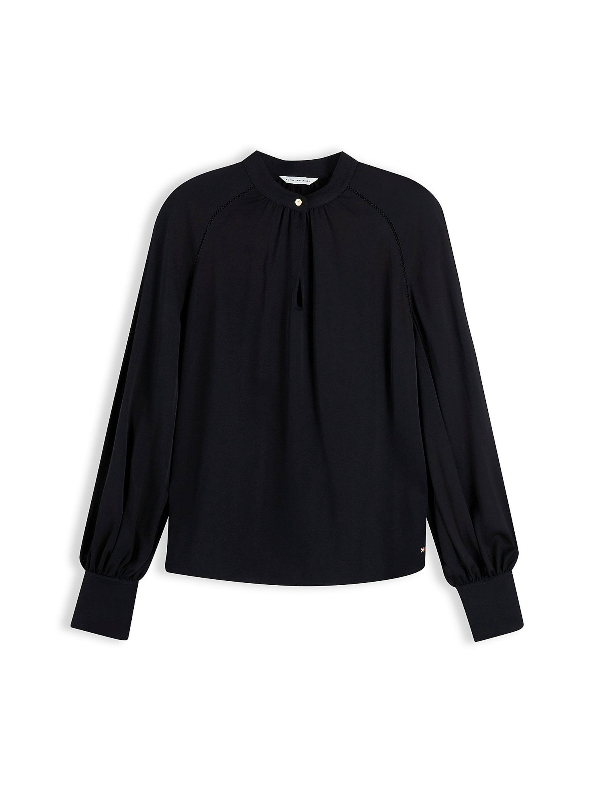 TOMMY HILFIGER Bluse in Schwarz: Vorderseite
