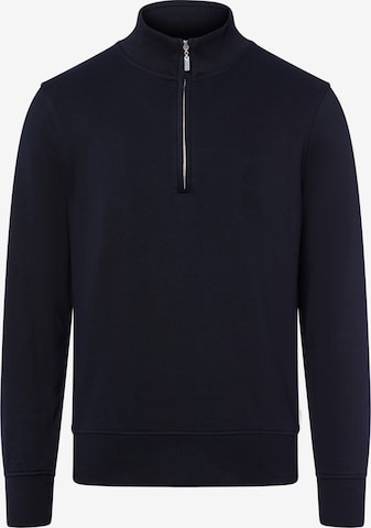 Sweat-shirt Nils Sundström en bleu : devant
