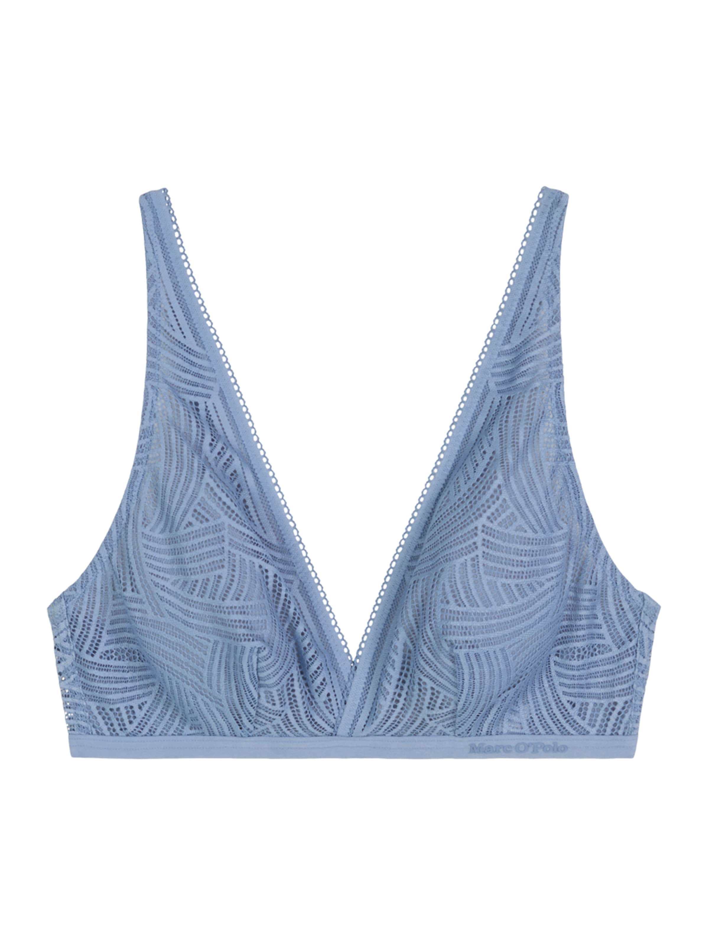 Marc O'Polo Bralette ' Timeless Lace ' in hellblau, Produktansicht