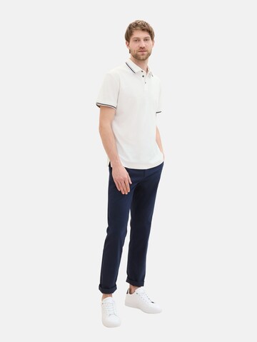 TOM TAILOR Poloshirt in Weiß