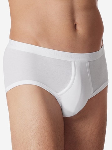 SCHIESSER Slip 'Original Classics Feinripp' in Wit