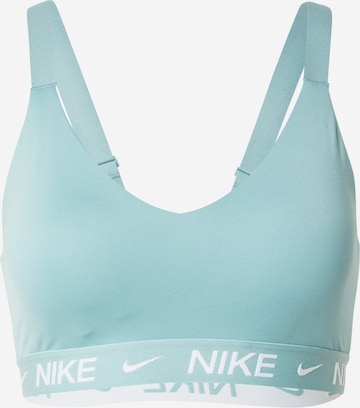 Bustino Reggiseno sportivo 'INDY' di NIKE in verde: frontale