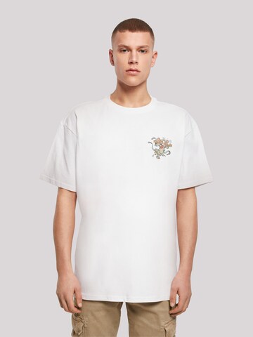 F4NT4STIC Shirt 'Tom And Jerry Mummy Jerry' in White: front