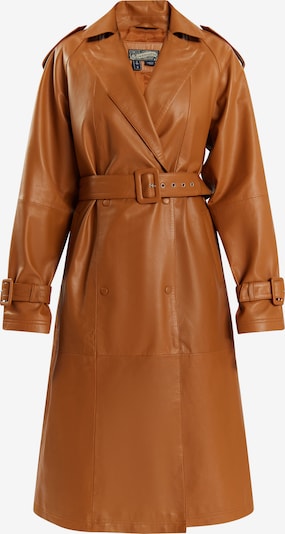 DreiMaster Vintage Between-Seasons Coat in Cognac, Item view