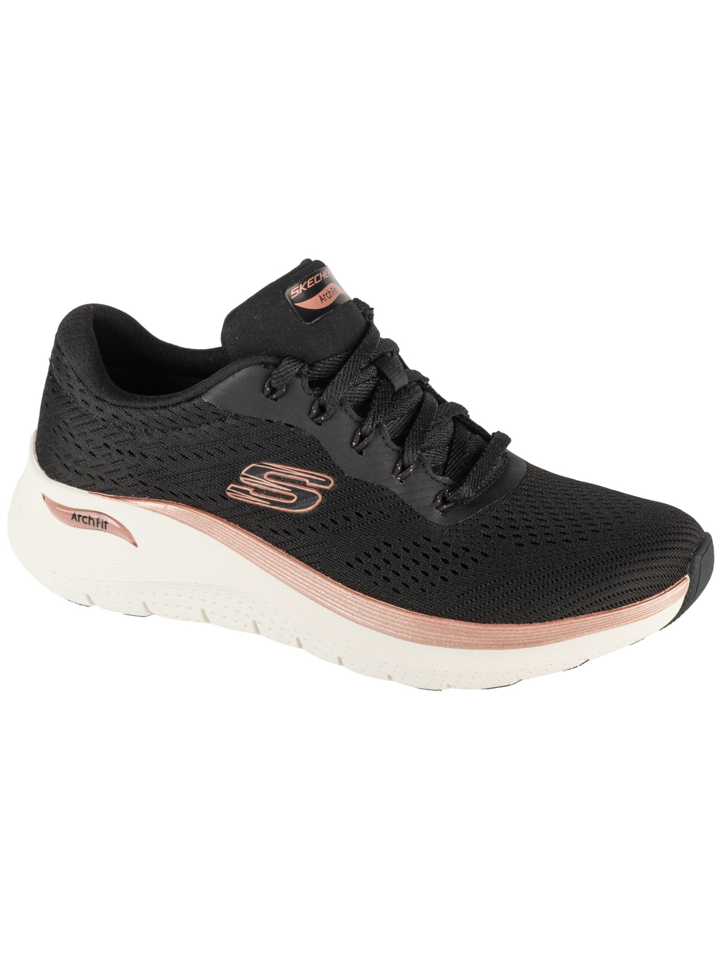 SKECHERS Lace-up shoe 'ARCH FIT 2.0' in Black: front