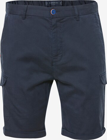 KOROSHI Regular Broek in Blauw: voorkant