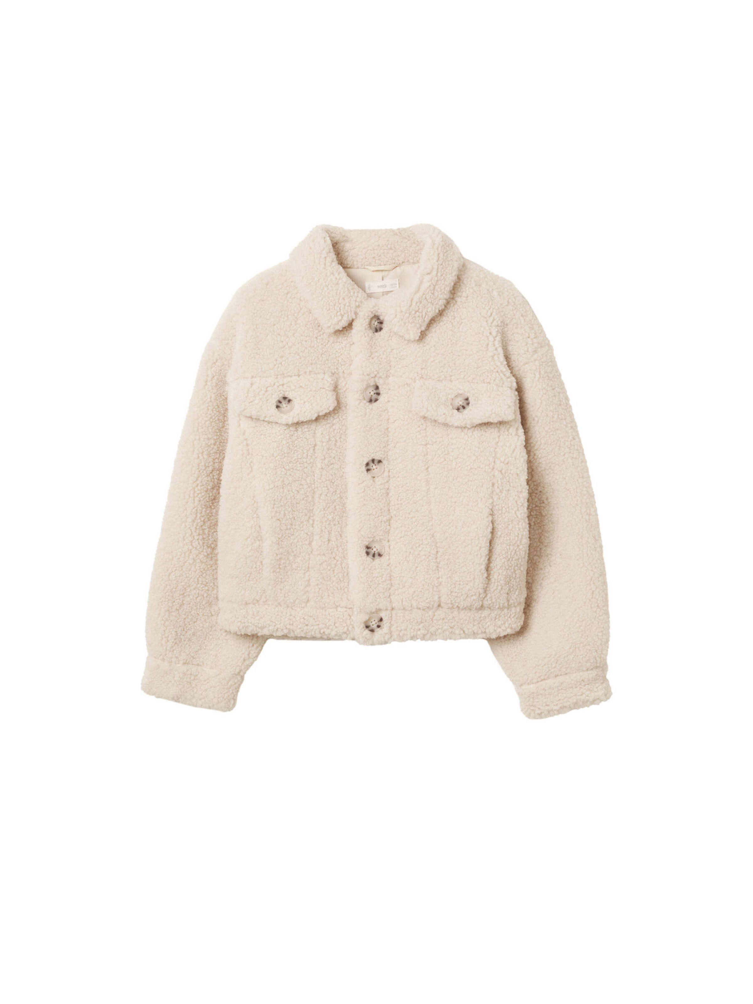 Kinder Kids (Gr. 92-140) MANGO TEEN Jacke in Wollweiß - RU04551 Kinder Kids (Gr. 92-140) MANGO TEEN Jacke in Wollweiß - RU04551
