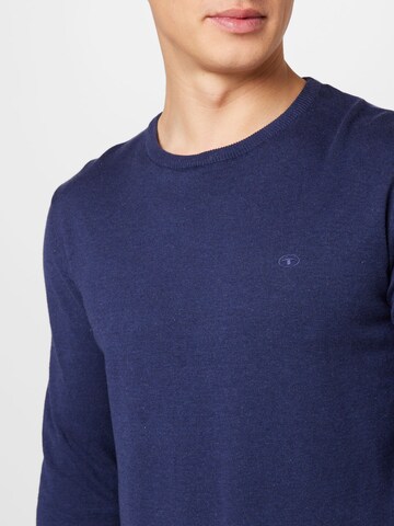 Coupe regular Pull-over TOM TAILOR en bleu