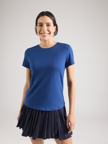 ONLY PLAY - Camiseta funcional 'ONPFONT' en azul: frente