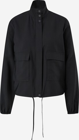 comma casual identity Between-Season Jacket in Black: front