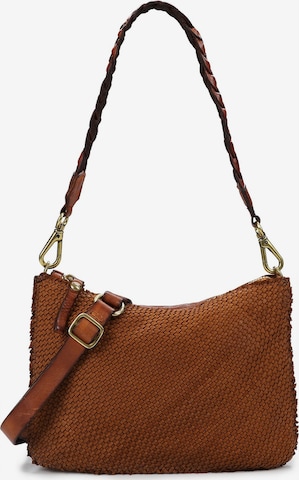 Campomaggi Shoulder Bag 'Asteria' in Brown: front