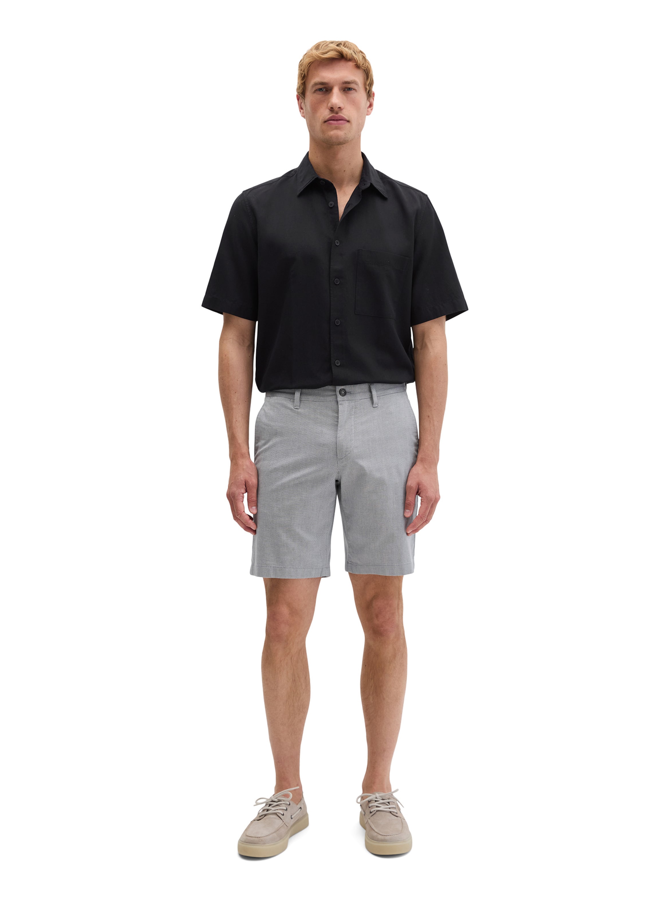 Marc O'Polo Slimfit Broek 'Salo' in Grijs