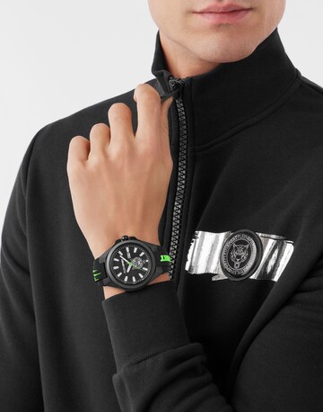 Plein Sport Analog watch 'TIGERMASTER ' in Black: front