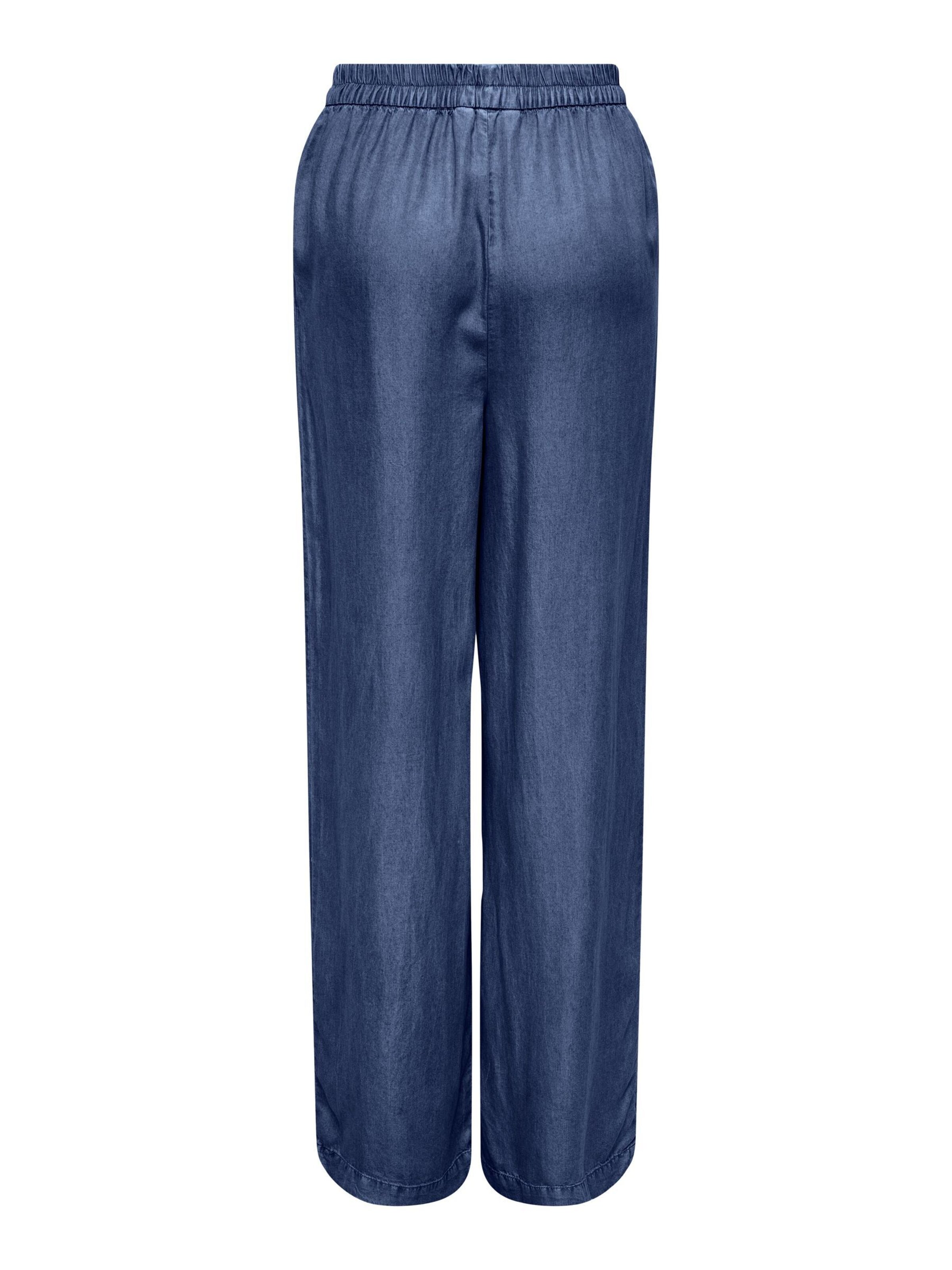 ONLY Wide leg Broek 'ONLCHARIS' in Blauw